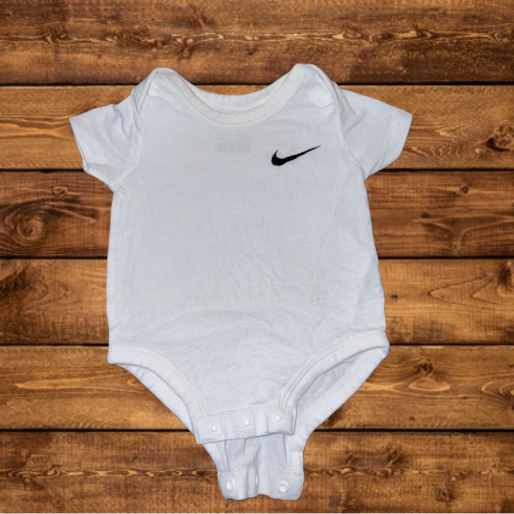 Nike White Baby Bodysuit